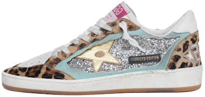 (Women) Golden Goose Ball Star 'Blue White Yellow Leopard' GWF00117.F002419.81462 (Women) Golden Goose Ball Star 'Blue White Yellow Leopard' GWF00117.F002419.81462