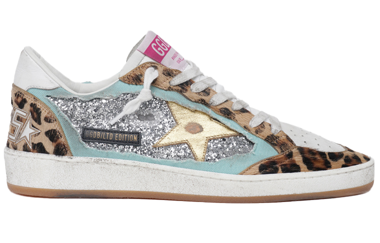 Order (Women) Golden Goose Ball Star 'Blue White Yellow Leopard' GWF00117.F002419.81462