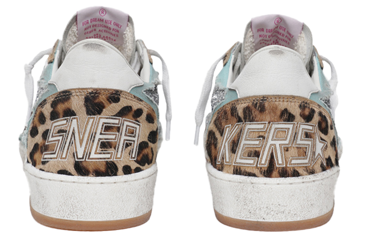 Shop (Women) Golden Goose Ball Star 'Blue White Yellow Leopard' GWF00117.F002419.81462