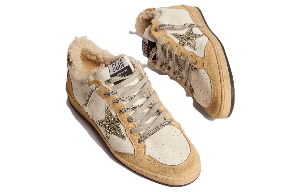 Shop (W) 金鹅 Ball Star '棕色时尚低帮' GWF00117.F002594.81542