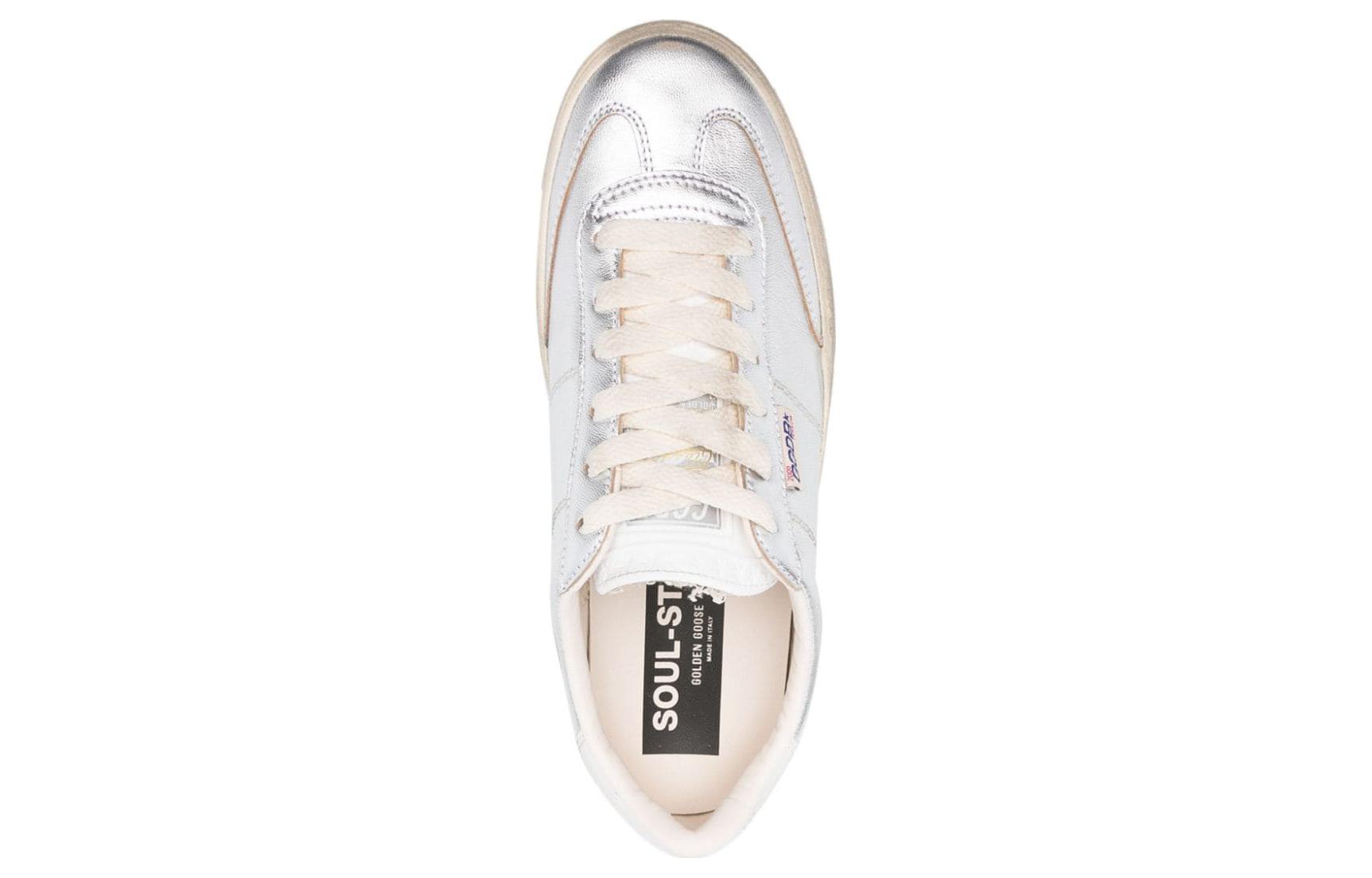 Shop (W) Golden Goose Ball Star 'Silver Putih Tertekan' GWF00464.F005052.70192