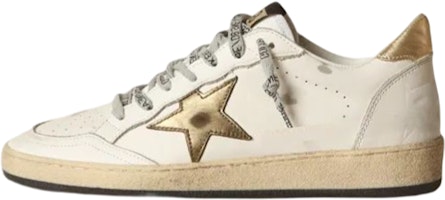(Women) Golden Goose Ball Star 'Distressed White' GWF00117.F000783.80608 (Women) Golden Goose Ball Star 'Distressed White' GWF00117.F000783.80608