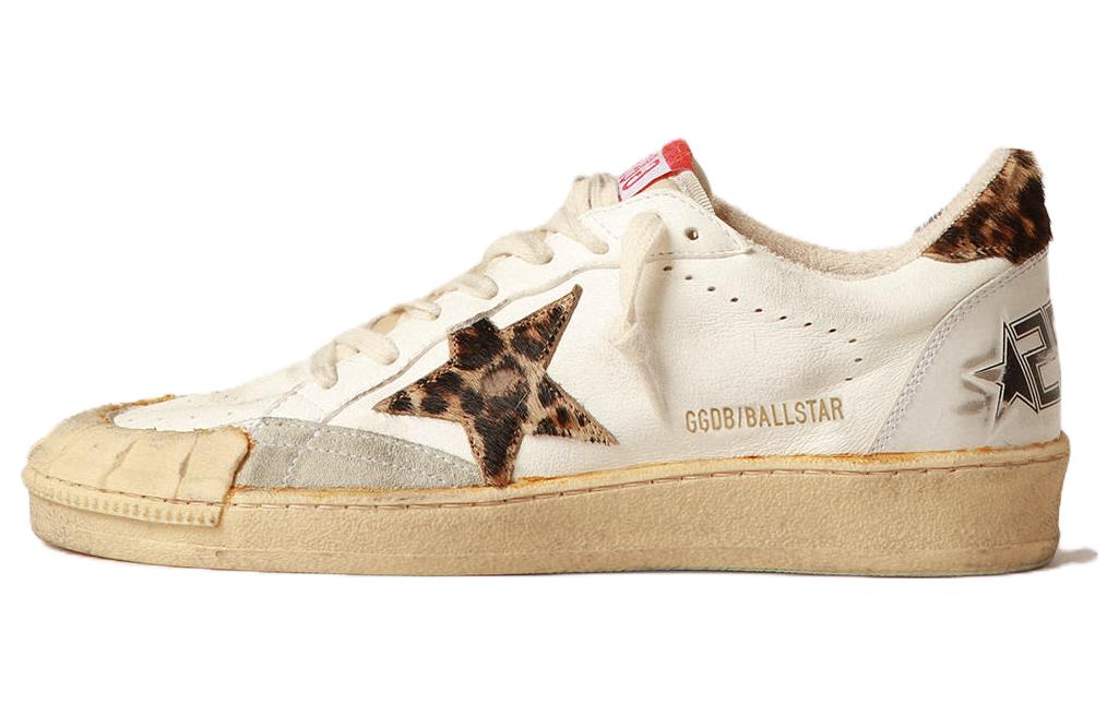 Buy (W) Golden Goose Ball Star ''Blanc Vieilli et Marron'' GWF00351.F004003.15407