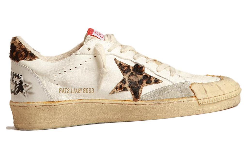 Order (W) Golden Goose Ball Star ''Blanc Vieilli et Marron'' GWF00351.F004003.15407