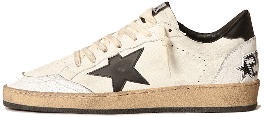 (Women) Golden Goose Ball Star 'Distressed White Black' GWF00117.F003771.10283 Buy (Women) Golden Goose Ball Star 'Distressed White Black' GWF00117.F003771.10283