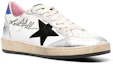 Lookbook (Women) Golden Goose Ball Star 'Distressed White Black Blue' GWF00117.F000267.80267