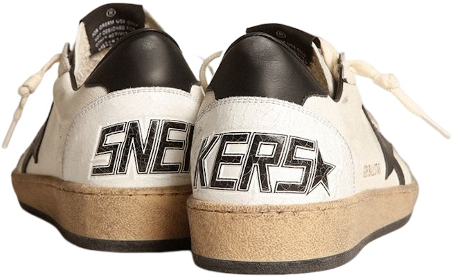 (W) Golden Goose Ball Star 'Putih Hitam Lusuh' GWF00117.F003771.10283 Lookbook (W) Golden Goose Ball Star 'Putih Hitam Lusuh' GWF00117.F003771.10283