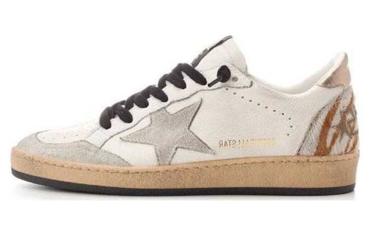 (W) Golden Goose Ball Star 'Distressed White Grey'