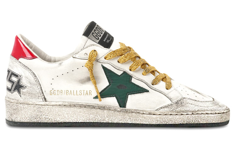 (W) Golden Goose Ball Star 'Distressed White Yellow' 圖 2