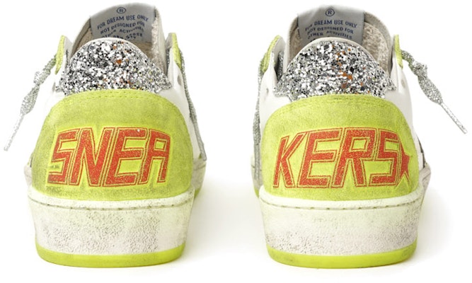 金鵝 Ball Star 做舊款 輕便平衡防滑 低幫休閒運動板鞋 女款 白黃色 Shop 金鵝 Ball Star 做舊款 輕便平衡防滑 低幫休閒運動板鞋 女款 白黃色