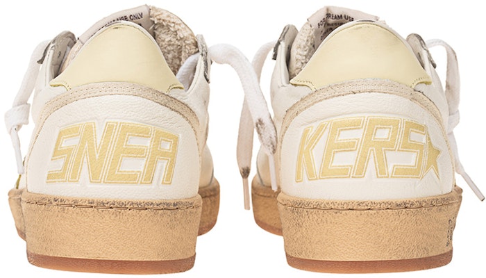 (W) 골든구스 볼스타 '빈티지 화이트 옐로우' (Golden Goose Ball Star 'Vintage White Yellow') GWF00117.F004151.11388 Purchase (W) 골든구스 볼스타 '빈티지 화이트 옐로우' (Golden Goose Ball Star 'Vintage White Yellow') GWF00117.F004151.11388