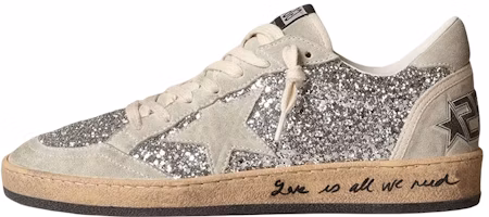 (Women) Golden Goose Ball Star 'Grey Sequin' GWF00117.F003992.70136 (Women) Golden Goose Ball Star 'Grey Sequin' GWF00117.F003992.70136