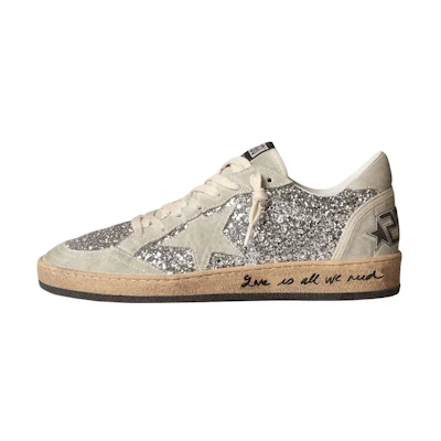 (W) Golden Goose Ball Star 'Grey Sequin'