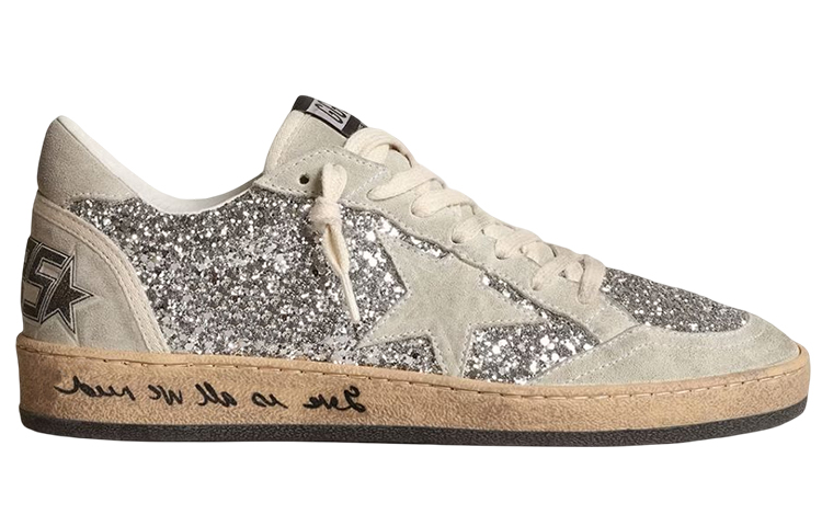 Order (W) Golden Goose Ball Star 灰色亮片版 GWF00117.F003992.70136