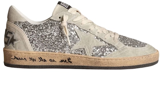 金鵝牌 Ball Star 絨面 亮片 時尚板鞋 女款 灰色 Order 金鵝牌 Ball Star 絨面 亮片 時尚板鞋 女款 灰色