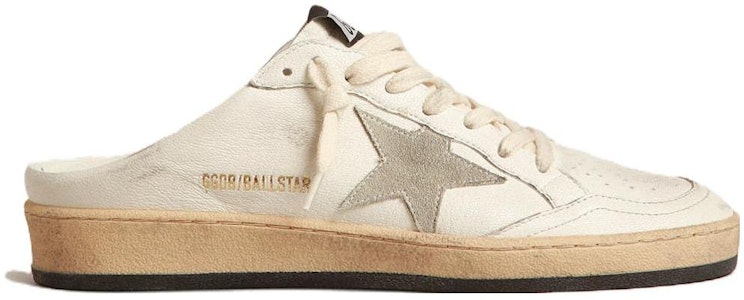 Golden Goose 球星 皮革 休閒 包頭拖鞋 女款 淺灰色 Order Golden Goose 球星 皮革 休閒 包頭拖鞋 女款 淺灰色