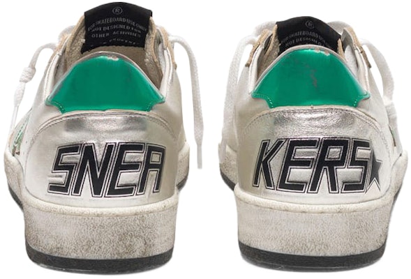 (W) 골든구스 볼스타 '실버 그린 스타' (Golden Goose Ball Star 'Silver Green Star') G36WS592.A40 Shop (W) 골든구스 볼스타 '실버 그린 스타' (Golden Goose Ball Star 'Silver Green Star') G36WS592.A40