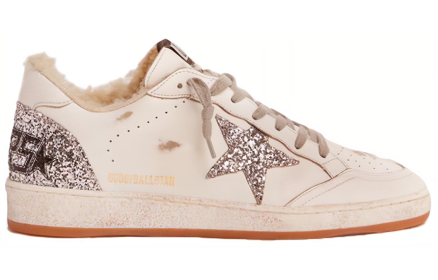 Order (W) Golden Goose Ball Star '银白色' 运动鞋 GWF00117.F000967.80185