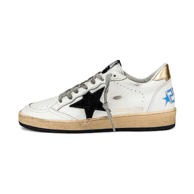(W) Golden Goose Ball Star 'White Black'