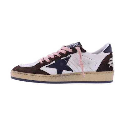 (W) Golden Goose Ball Star 'White Black Brown'