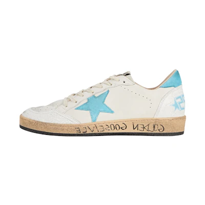(W) Golden Goose Ball Star 'White Blue'