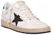 (W) Golden Goose Ball Star 'Putih Coklat' GWF00327.F004159.15429