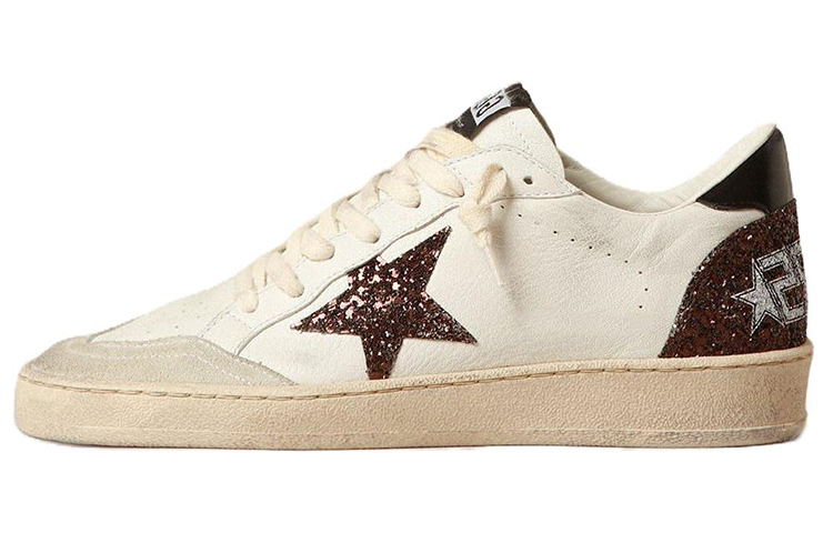 Buy (W) Golden Goose Ball Star 'Putih Coklat Distressed' GWF00117.F004051.11371