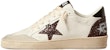(W) Golden Goose Ball Star 'Putih Coklat Distressed' GWF00117.F004051.11371