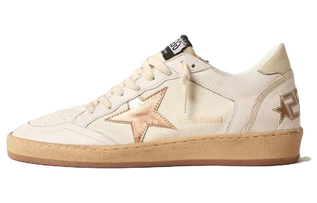 (Women) Golden Goose Ball Star 'White Brown Distressed' GWF00327.F004682.82321