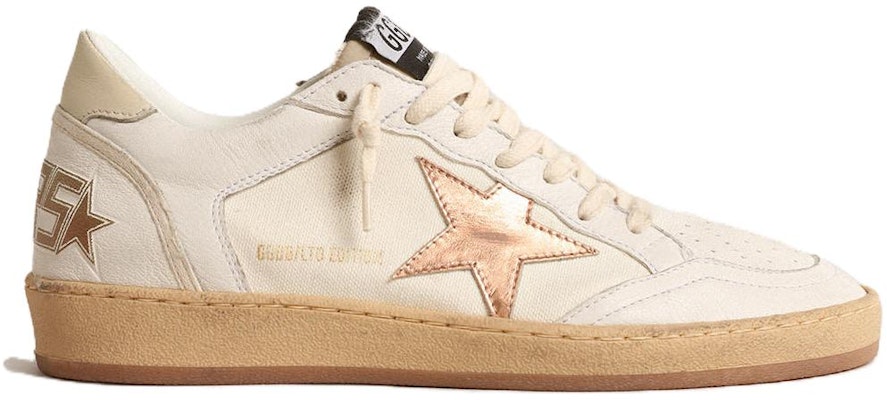 (Women) Golden Goose Ball Star 'White Brown Distressed' GWF00327.F004682.82321 Order (Women) Golden Goose Ball Star 'White Brown Distressed' GWF00327.F004682.82321
