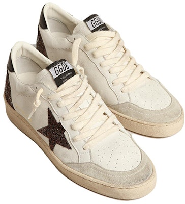 (Women) Golden Goose Ball Star 'White Brown Distressed' GWF00117.F004051.11371 Lookbook (Women) Golden Goose Ball Star 'White Brown Distressed' GWF00117.F004051.11371