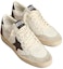 Lookbook (W) Golden Goose Ball Star 'Putih Coklat Distressed' GWF00117.F004051.11371
