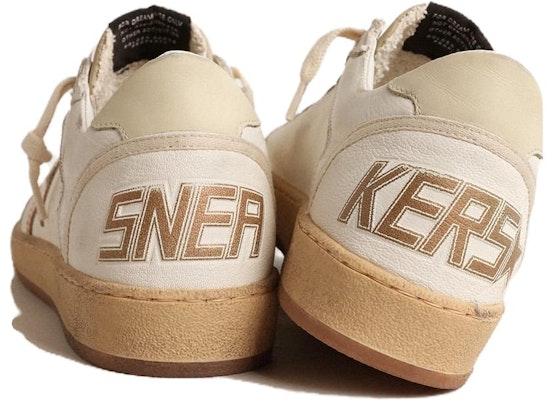 (Women) Golden Goose Ball Star 'White Brown Distressed' GWF00327.F004682.82321 Shop (Women) Golden Goose Ball Star 'White Brown Distressed' GWF00327.F004682.82321