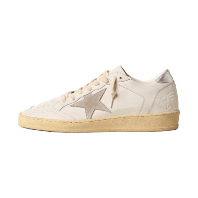(W) Golden Goose Ball Star 'White Grey'
