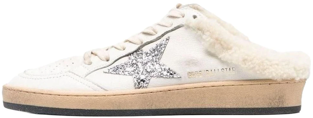 (W) Golden Goose Ball Star ''Witte Leren Ster'' GWF00436.F003988.10224 Buy (W) Golden Goose Ball Star ''Witte Leren Ster'' GWF00436.F003988.10224