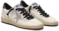 Lookbook (Women) Golden Goose Ball Star 'White Leopard Distressed Sparkle Star' G35WS592.V3