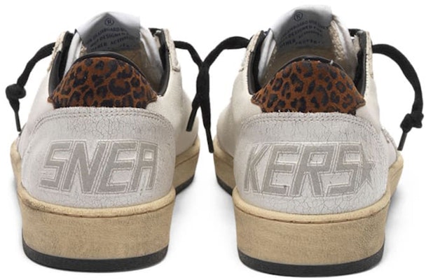 (Women) Golden Goose Ball Star 'White Leopard Distressed Sparkle Star' G35WS592.V3 Purchase (Women) Golden Goose Ball Star 'White Leopard Distressed Sparkle Star' G35WS592.V3