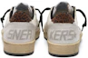 Purchase (Women) Golden Goose Ball Star 'White Leopard Distressed Sparkle Star' G35WS592.V3