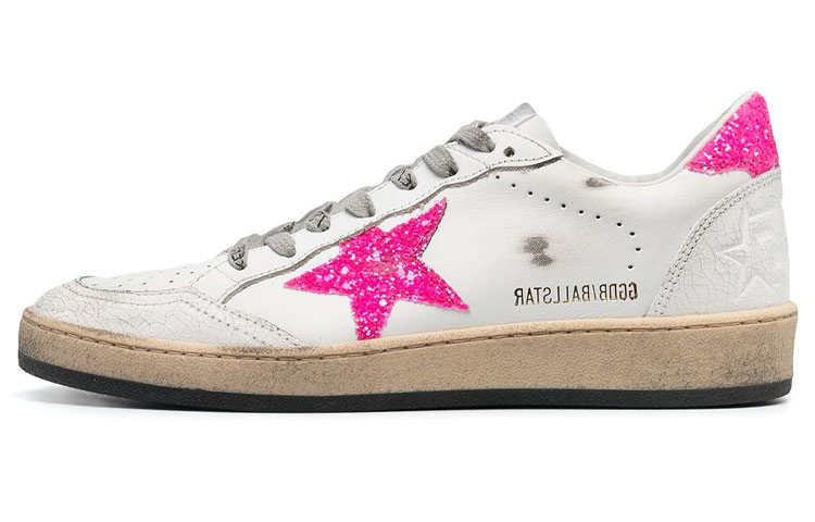 (Women) Golden Goose Ball Star 'White Pink' GWF00117.F001034.10475