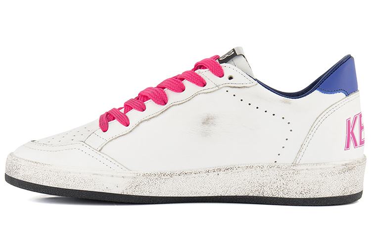 (W) Golden Goose Ball Star 'White Pink Blue'