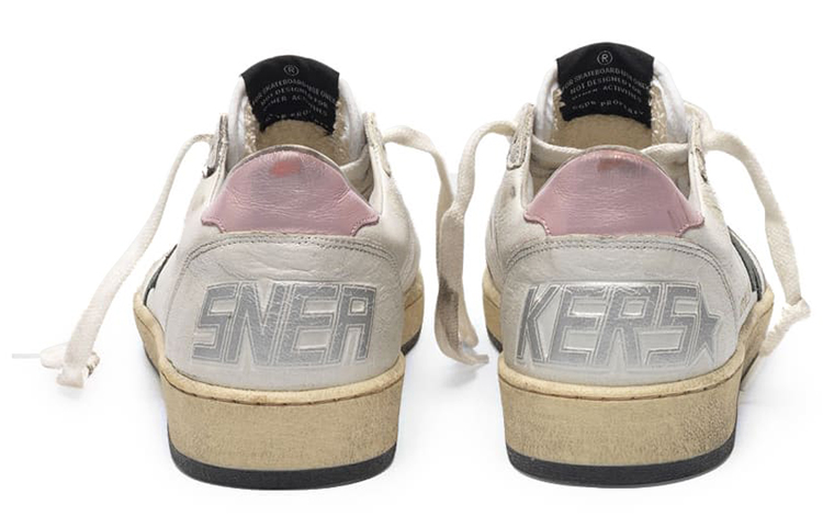 (W) Golden Goose Ball Star 'White Pink Tail Distressed' 圖 4