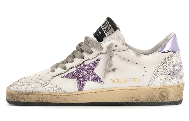 (Women) Golden Goose Ball Star 'White Purple' GWF00117.F001399.10251