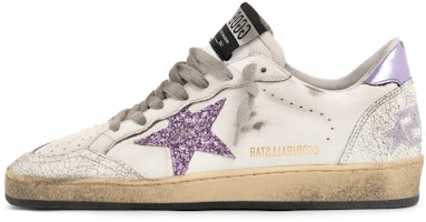(Women) Golden Goose Ball Star 'White Purple' GWF00117.F001399.10251 (Women) Golden Goose Ball Star 'White Purple' GWF00117.F001399.10251