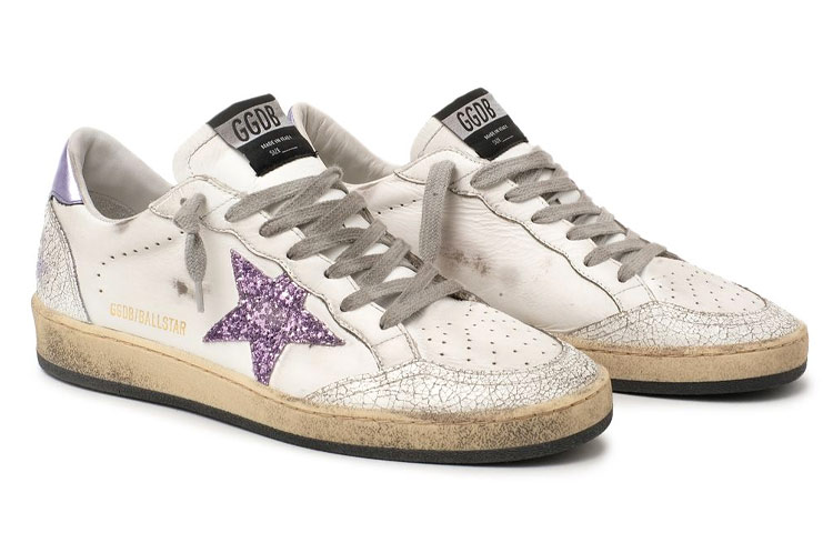 Lookbook 金鵝 Ball Star 女款 白紫