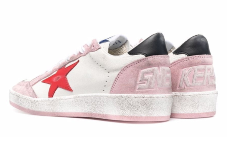 Shop (Women) Golden Goose Ball Star Low 'Pink' GWF00117.F002473.10880