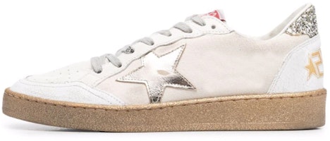 (Women) Golden Goose Ball Star Low 'White Leather' GWF00117.F002471.81500 (Women) Golden Goose Ball Star Low 'White Leather' GWF00117.F002471.81500