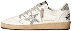 Buy (W) Golden Goose Ball Star Putih Perak Berkilau GWF00117.F003773.11325
