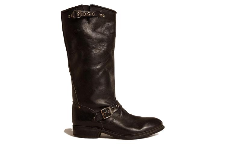 Order (Women) Golden Goose Biker High 'Black Metal Buckle' GWF00614.F005057.90100
