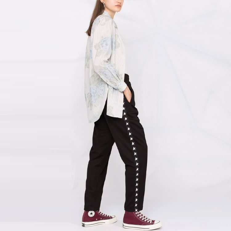 Purchase (Women) Golden Goose Black Star Print Casual Sweatpants. GWP00877P00052180203