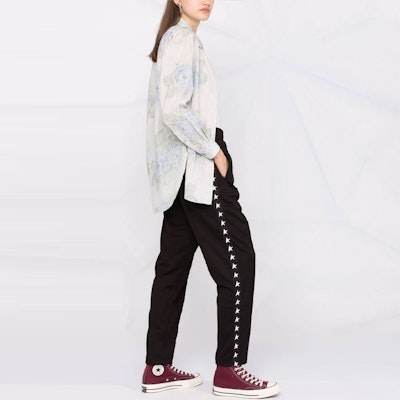 (Women) Golden Goose Black Star Print Casual Sweatpants. GWP00877P00052180203 Purchase (Women) Golden Goose Black Star Print Casual Sweatpants. GWP00877P00052180203